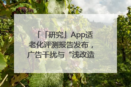 「研究」App适老化评测报告发布，广告干扰与“浅改造”问题仍明显