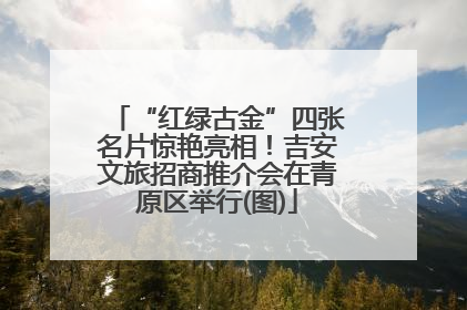 “红绿古金”四张名片惊艳亮相！吉安文旅招商推介会在青原区举行(图)