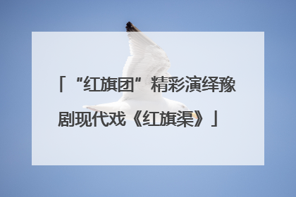 “红旗团”精彩演绎豫剧现代戏《红旗渠》