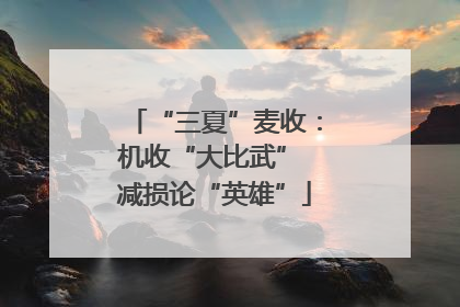 “三夏”麦收：机收“大比武” 减损论“英雄”