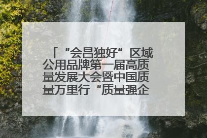 “会昌独好”区域公用品牌第一届高质量发展大会暨中国质量万里行“质量强企•质品行动”进会昌启动仪式成功举办