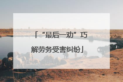 “最后一劝”巧解劳务受害纠纷