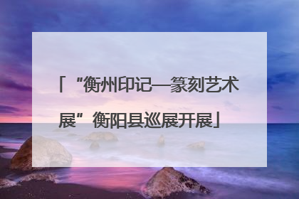 “衡州印记—篆刻艺术展”衡阳县巡展开展