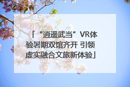 “逍遥武当”VR体验暑期双馆齐开 引领虚实融合文旅新体验