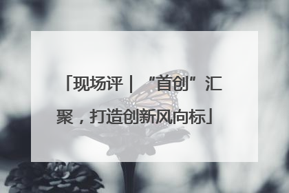 现场评｜“首创”汇聚，打造创新风向标