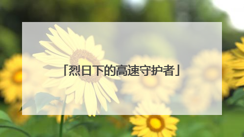 烈日下的高速守护者