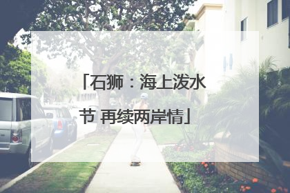 石狮：海上泼水节 再续两岸情