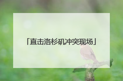 直击洛杉矶冲突现场