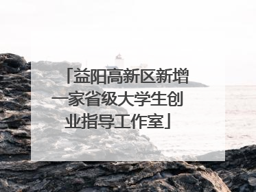 益阳高新区新增一家省级大学生创业指导工作室