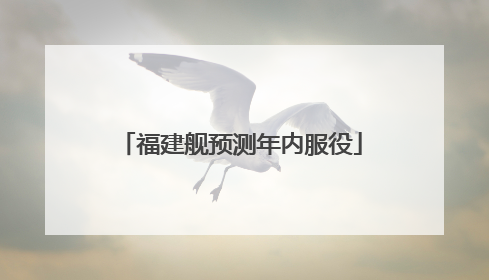 福建舰预测年内服役