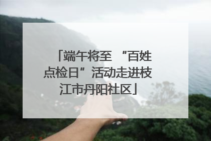 端午将至 “百姓点检日”活动走进枝江市丹阳社区