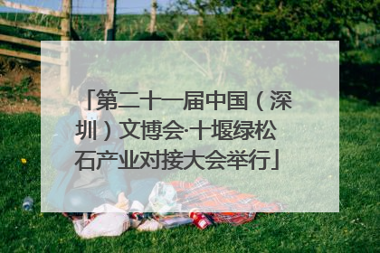 第二十一届中国（深圳）文博会·十堰绿松石产业对接大会举行
