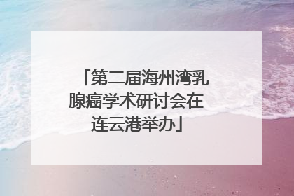 第二届海州湾乳腺癌学术研讨会在连云港举办