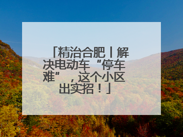精治合肥丨解决电动车“停车难”，这个小区出实招！