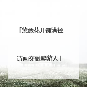 紫薇花开铺满径 诗画交融醉游人