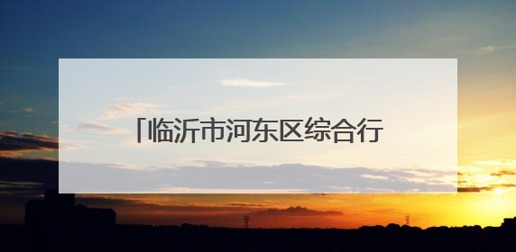 临沂市河东区综合行政执法局精修“民生路”，畅通“幸福线”