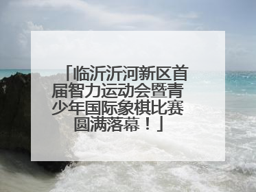 临沂沂河新区首届智力运动会暨青少年国际象棋比赛圆满落幕！