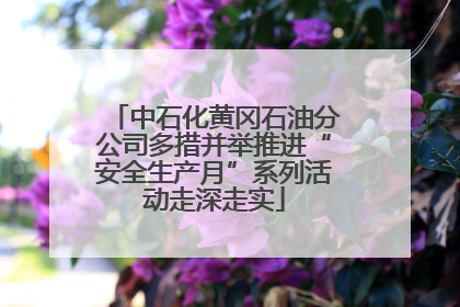 中石化黄冈石油分公司多措并举推进“安全生产月”系列活动走深走实