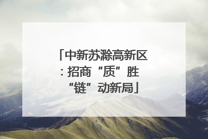 中新苏滁高新区：招商“质”胜 “链”动新局