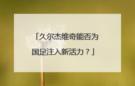 久尔杰维奇能否为国足注入新活力？