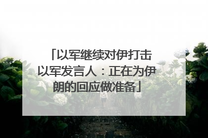以军继续对伊打击 以军发言人：正在为伊朗的回应做准备