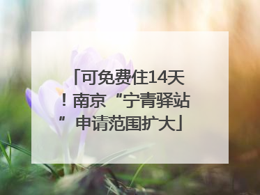 可免费住14天！南京“宁青驿站”申请范围扩大