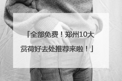 全部免费！郑州10大赏荷好去处推荐来啦！