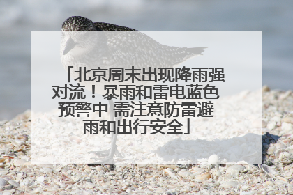 北京周末出现降雨强对流！暴雨和雷电蓝色预警中 需注意防雷避雨和出行安全