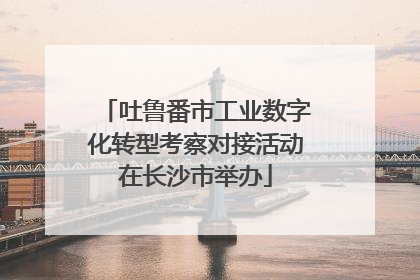 吐鲁番市工业数字化转型考察对接活动在长沙市举办