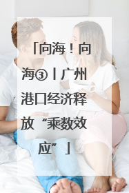 向海！向海③丨广州港口经济释放“乘数效应”