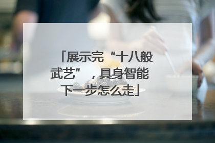 展示完“十八般武艺”，具身智能下一步怎么走