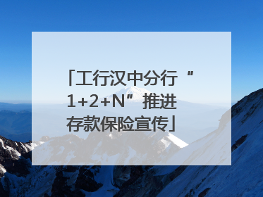 工行汉中分行“1+2+N”推进存款保险宣传