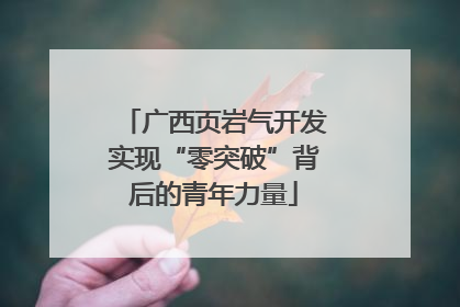 广西页岩气开发实现“零突破”背后的青年力量