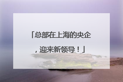 总部在上海的央企，迎来新领导！