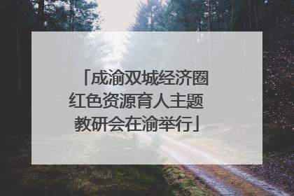 成渝双城经济圈红色资源育人主题教研会在渝举行