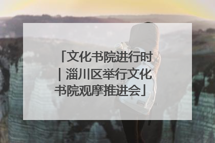 文化书院进行时｜淄川区举行文化书院观摩推进会