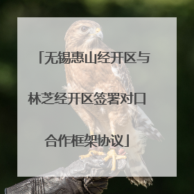 无锡惠山经开区与林芝经开区签署对口合作框架协议