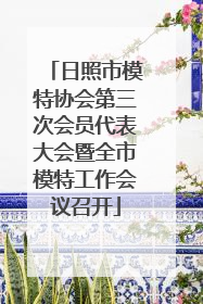 日照市模特协会第三次会员代表大会暨全市模特工作会议召开