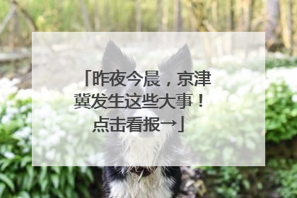 昨夜今晨，京津冀发生这些大事！点击看报→
