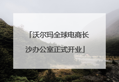 沃尔玛全球电商长沙办公室正式开业