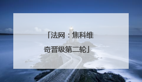 法网：焦科维奇晋级第二轮