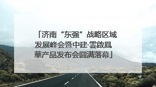 济南“东强”战略区域发展峰会暨中建·雲啟鳳華产品发布会圆满落幕