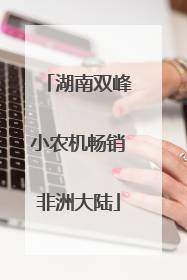 湖南双峰小农机畅销非洲大陆