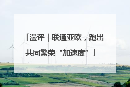 漫评｜联通亚欧，跑出共同繁荣“加速度”