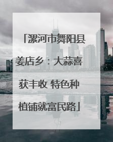 漯河市舞阳县姜店乡：大蒜喜获丰收 特色种植铺就富民路