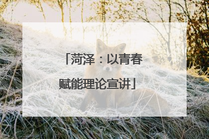 菏泽：以青春赋能理论宣讲