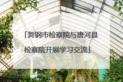 舞钢市检察院与唐河县检察院开展学习交流