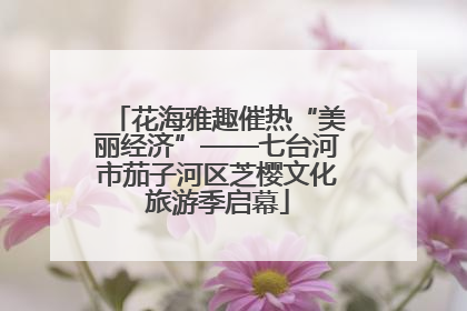 花海雅趣催热“美丽经济”——七台河市茄子河区芝樱文化旅游季启幕