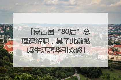 蒙古国“80后”总理遭解职，其子此前被曝生活奢华引众怒