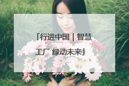 行进中国｜智慧工厂 绿动未来